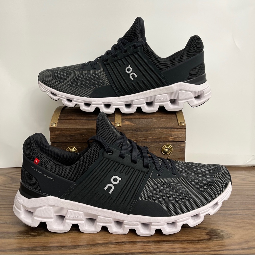 On Cloudswift Women’s Size 11 US Black Rock Athletic Running Sneaker 41.99581